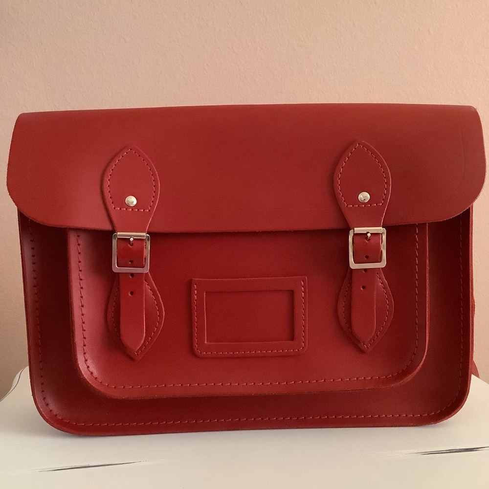 Authentic The Cambridge Satchel Lipstick Red